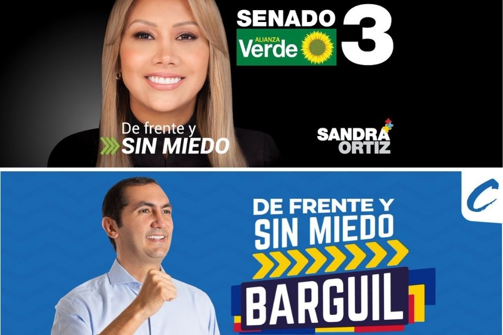Sandra Ortiz y David Barguil