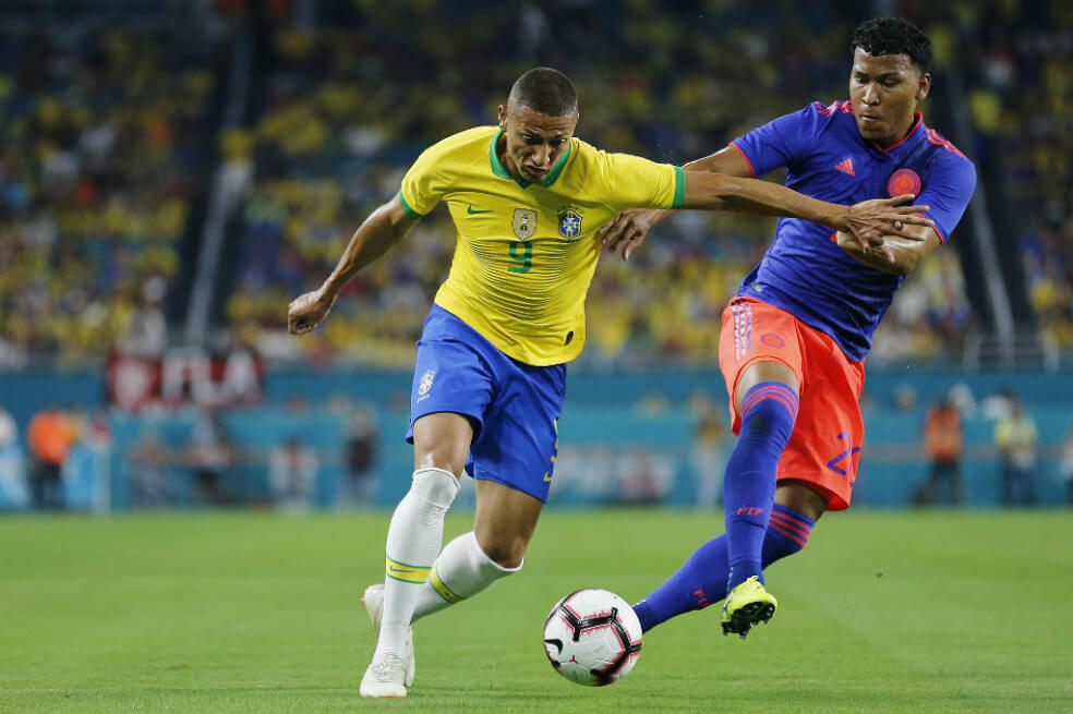 Colombia empató 2-2 con Brasil en juego amistoso