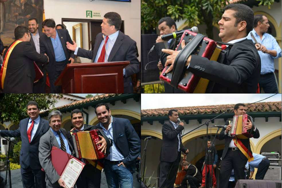 La parranda vallenata en el Concejo de Bogotá luego de la suspensión del debate de Capital Salud