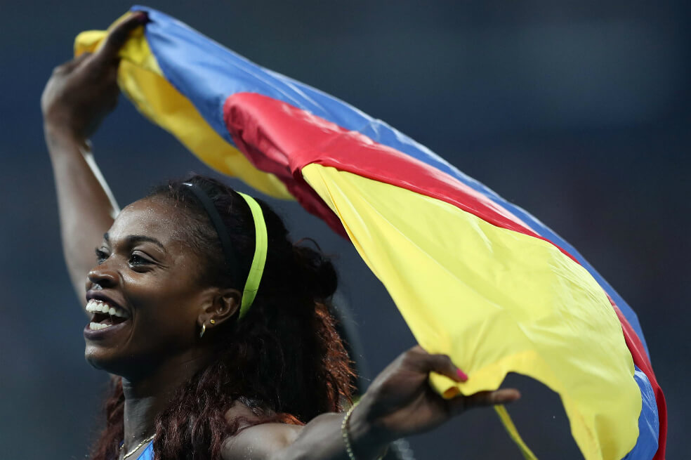 De vuelta: Caterine Ibargüen fue segunda en salto largo en la Liga Diamante