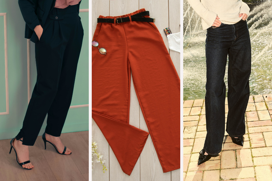 4 pantalones elegantes para mujer que son un básico para la oficina: hay jeans