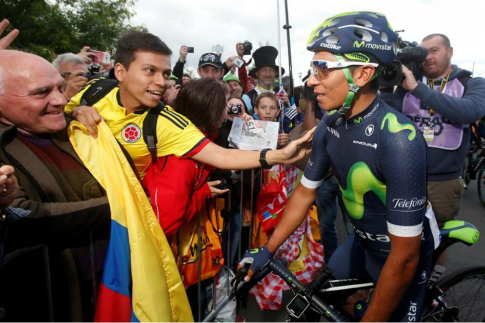 Tras la novena etapa del Tour, Nairo Quintana y Sergio Henao se ubican dentro del top 10
