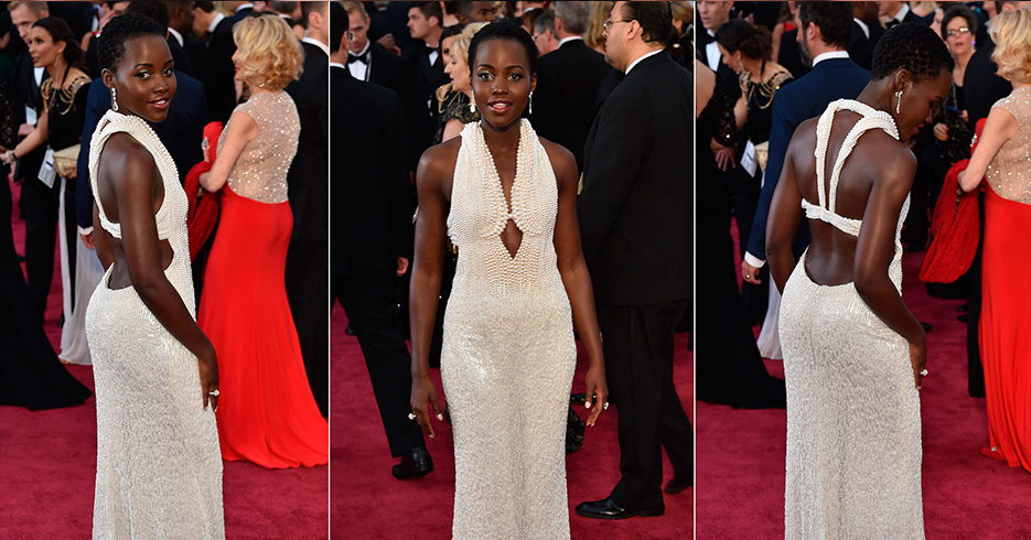 Desapareció el vestido de perlas de Lupita Nyong’o