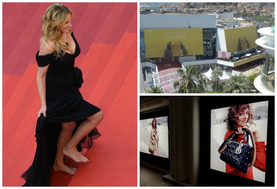 Algunas imágenes del Festival Internacional de Cine en Cannes.