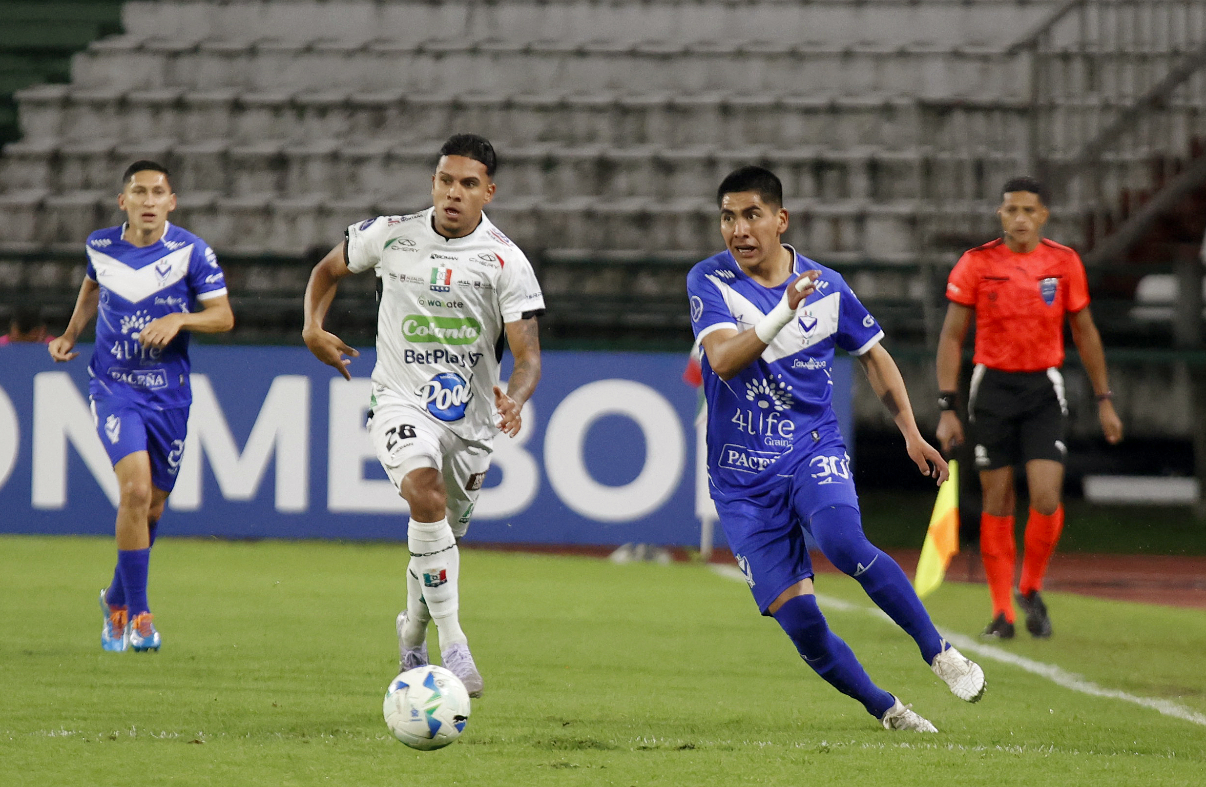 Mateo Zuleta dio una asistencia en la victoria (2-1) de Once Caldas sobre San José en la Copa Sudamericana 2025.