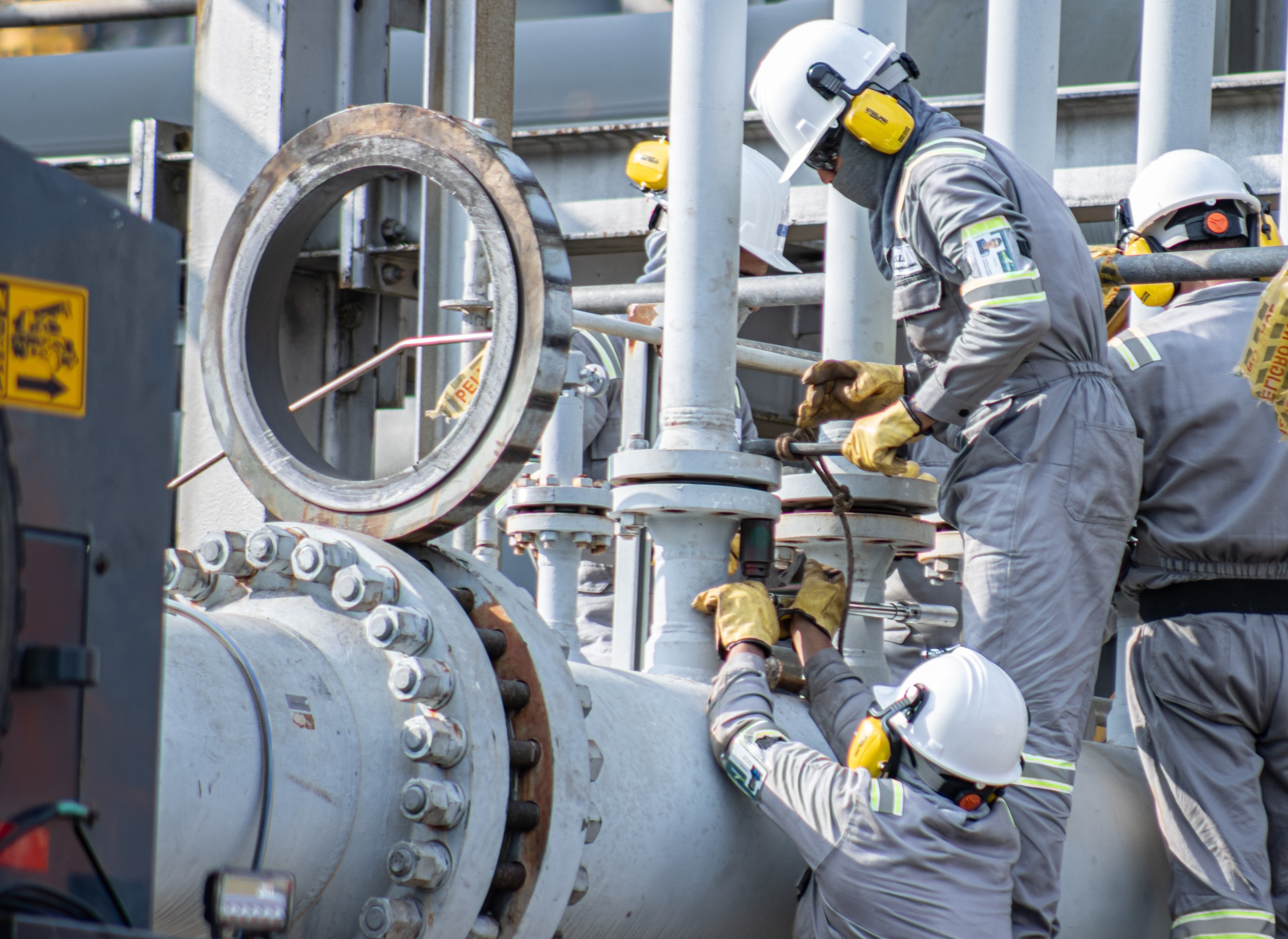 Trabajadores de Ecopetrol.