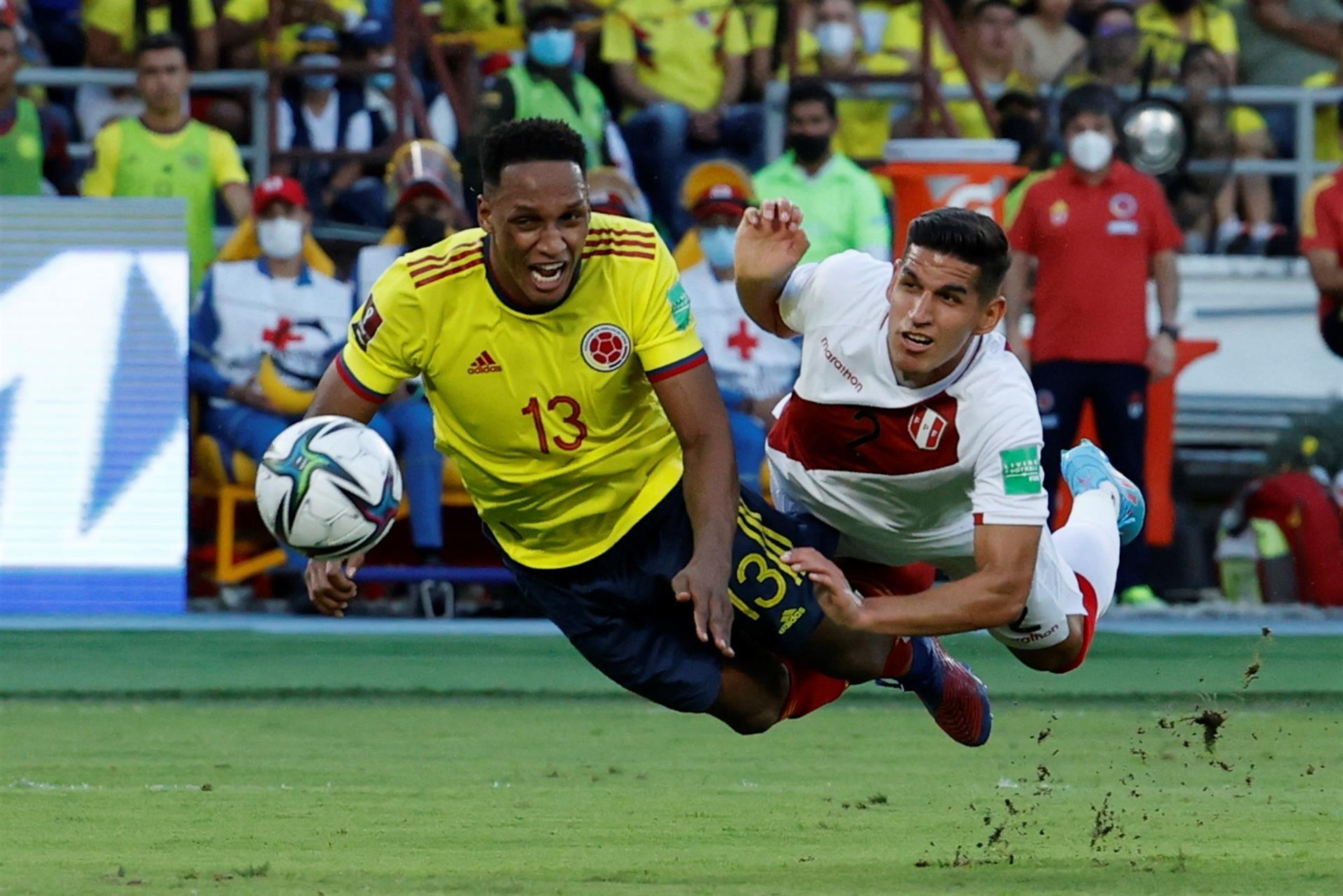 Yerry Mina fue desconvocado de la selección de Colombia