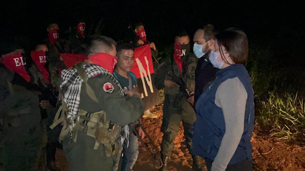 Liberan a Huber Chogó, soldado secuestrado por el Eln en Norte de Santander