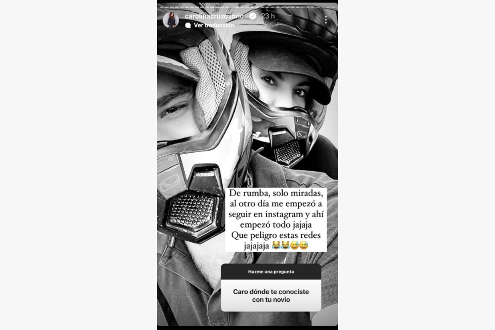 Carolina Cruz reveló cómo conoció a su novio Jamil Farah: “Que peligro”