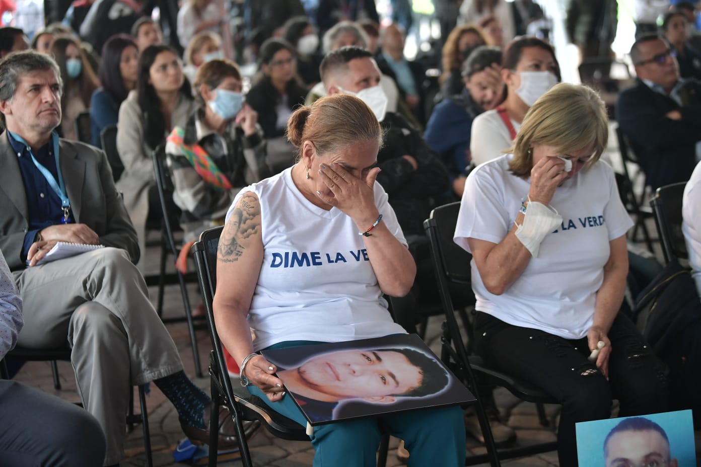 Dos mujeres de Mafapo en Encuentro por la Verdad en Soacha