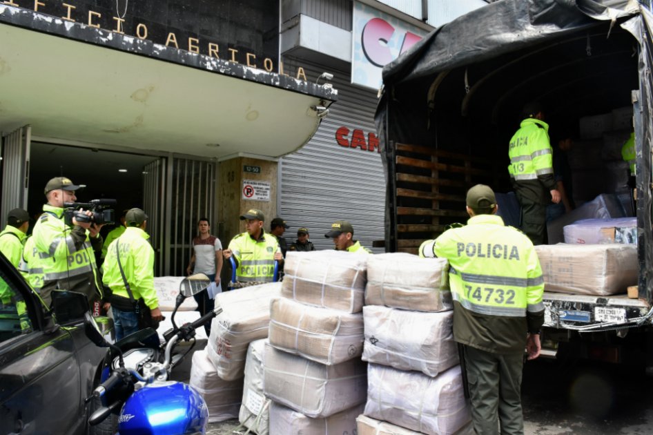 Los operativos se adelantaron en San Victorino y en El Hueco. /Cortesía