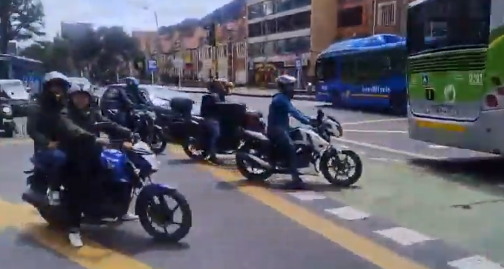Movilidad 15 de agosto: afectación vial en la carrera Séptima por manifestaciones