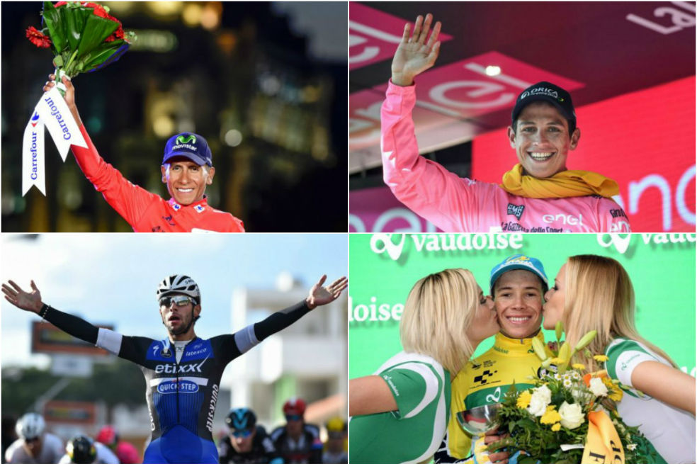 Once ciclistas colombianos que brillaron en 2016 en el Pro Tour