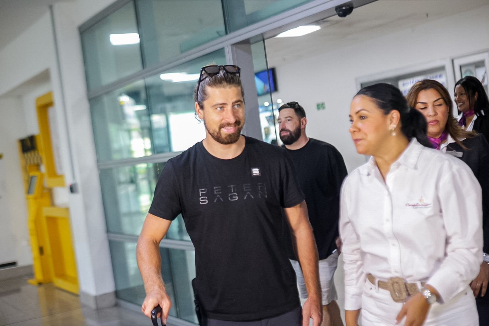 El ciclista Peter Sagan está en Cartagena y recibió las llaves de la ciudad
