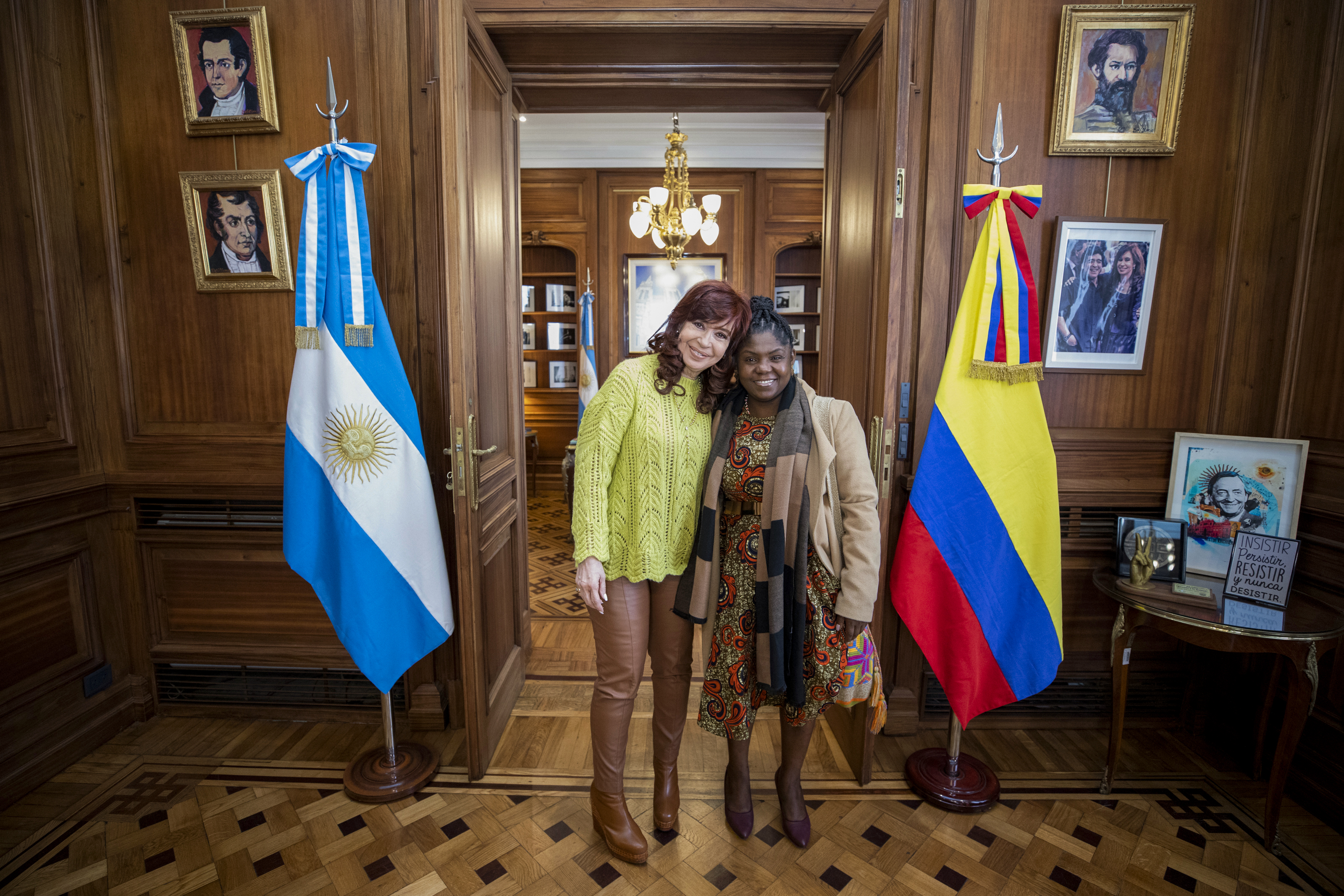 Cristina Fernández recibió a Francia Márquez en Buenos Aires