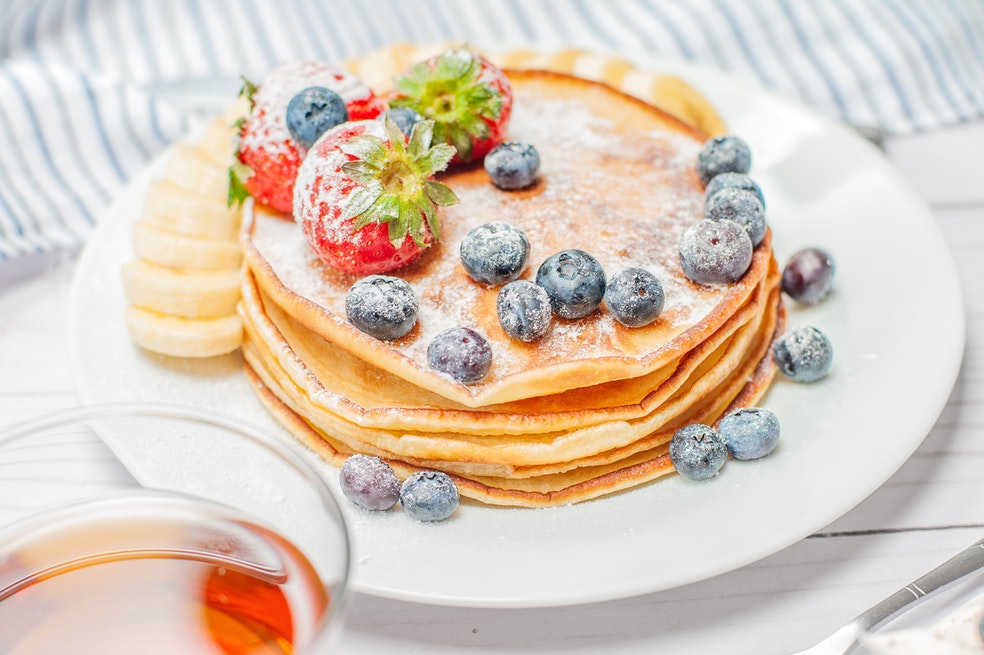 Haz pancakes saludables con esta sencilla receta