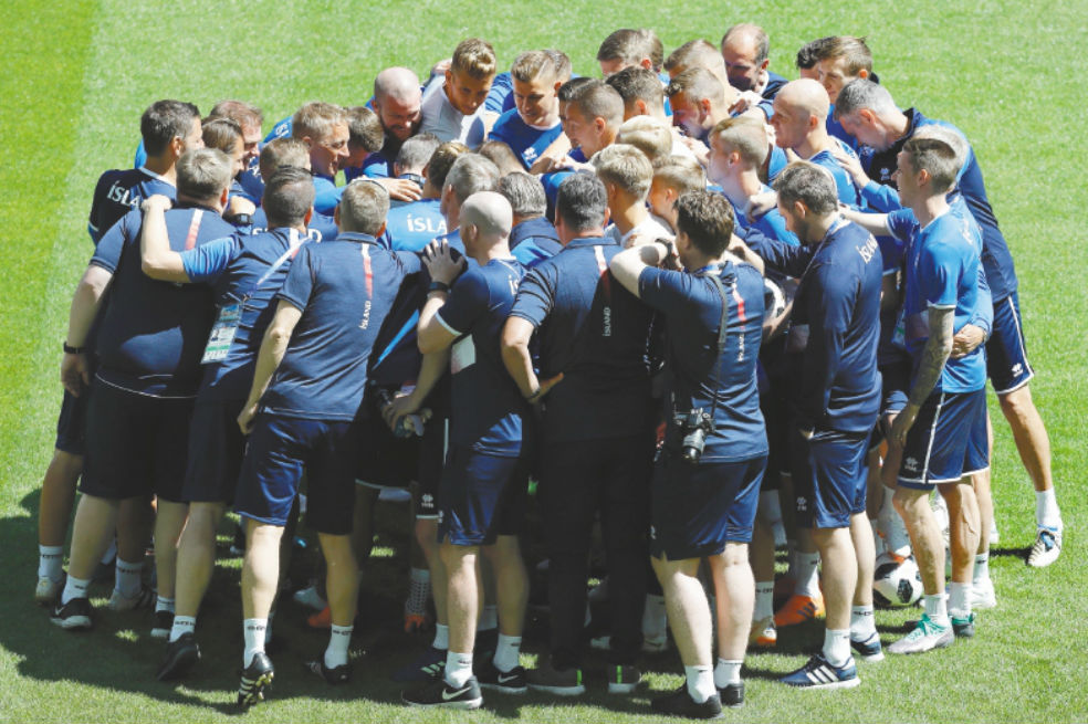 Islandia, el país más pequeño en una Copa del Mundo
