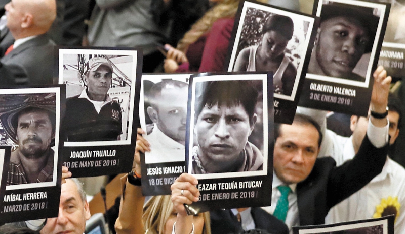 Fiscalía dice que ha esclarecido el 68% de homicidios de líderes sociales