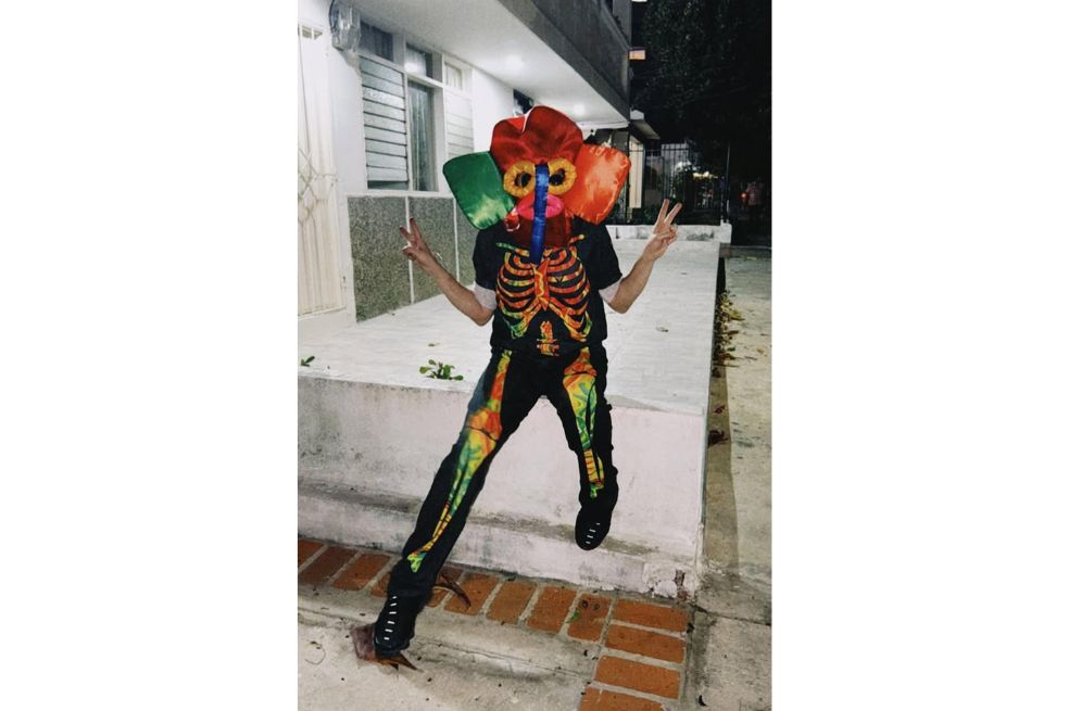 Fotografía cedida por el Carnaval de Barranquilla de la cantante colombiana Shakira disfrazada en Barranquilla (Colombia).
