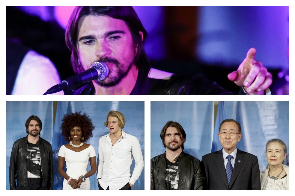 El discurso de paz de Juanes en la ONU