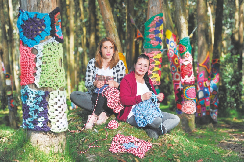 Mujeres que tejen por su seguridad al sur de Bogotá