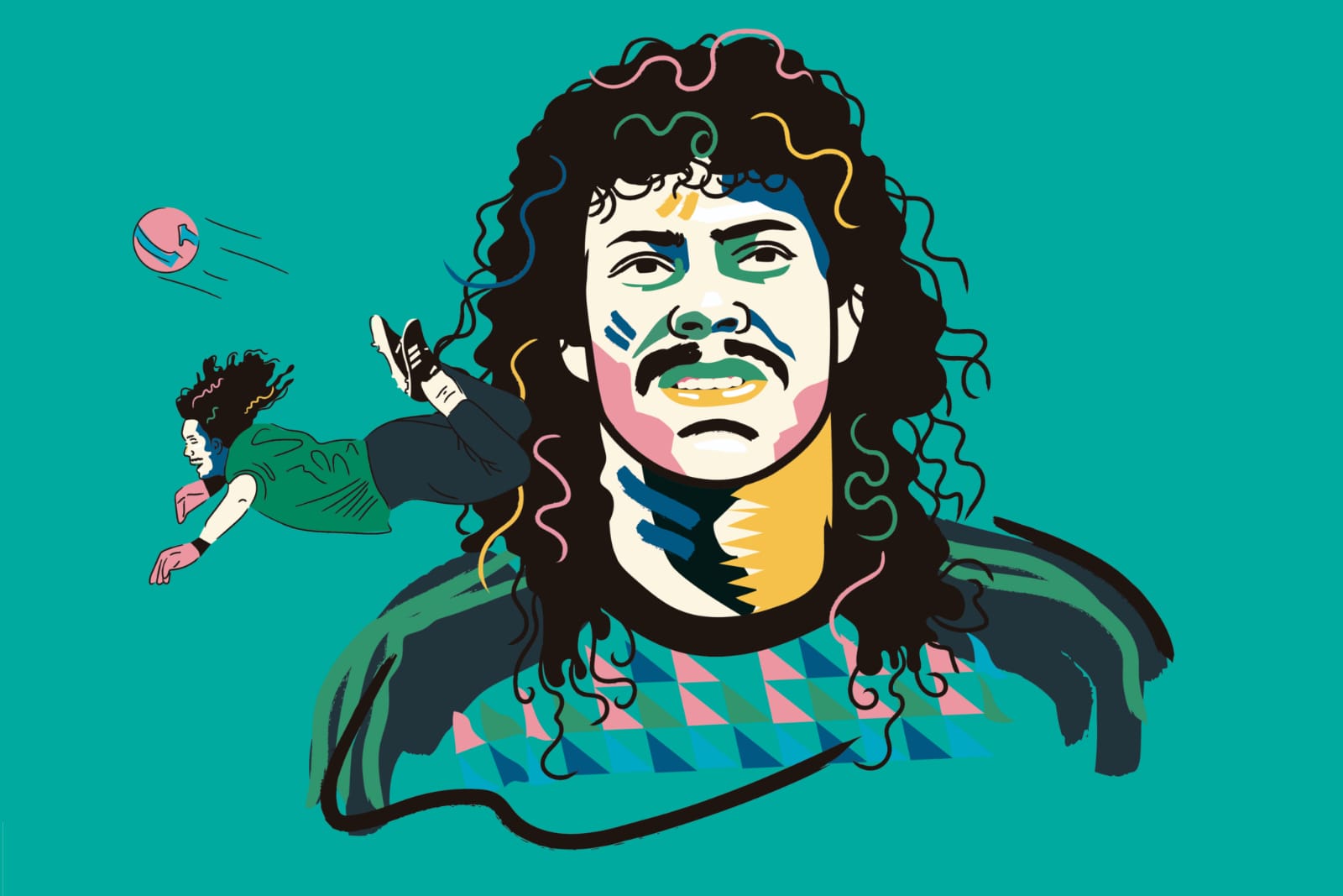 René Higuita, leyenda de Atlético Nacional y embajador de Betsson Colombia.