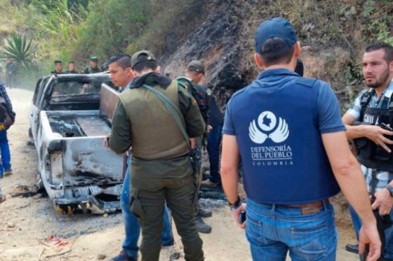 Recompensa de $100 millones por responsables de atentado a policías en Ocaña
