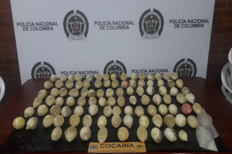 Incautan varios kilos de cocaína camuflada en zapote con destino a China