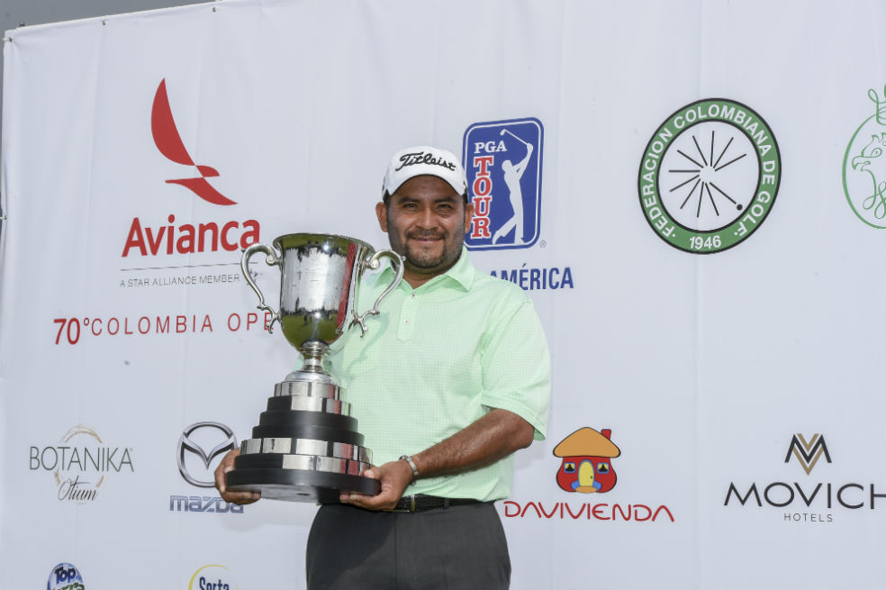 José de Jesús Rodríguez, campeón del Avianca Colombia Open
