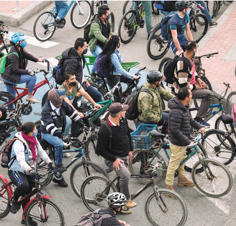 En 2020, el hurto a bicicletas presentó un incremento del 31,6 %