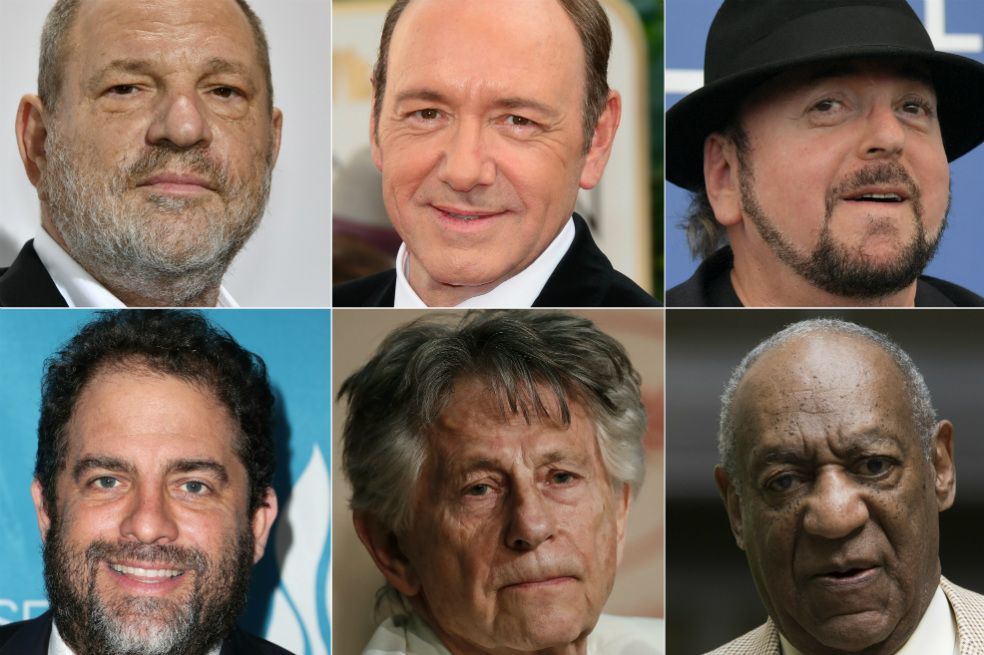 Siete famosos de Hollywood señalados de acoso y abuso sexual