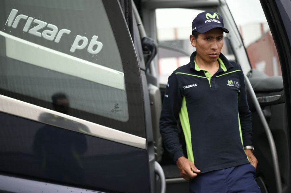 Nairo Quintana, líder del equipo Movistar en el Tour de Francia. Foto: AFP