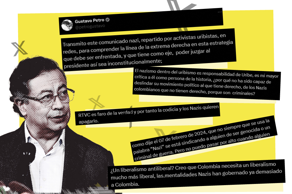 Los peligros de que el presidente Gustavo Petro utilice el término “nazi”