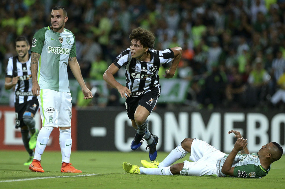 Nacional perdió frente a Botafogo y cede terreno en la Libertadores