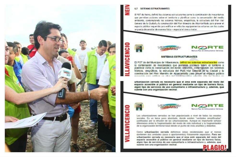 Plagio en Villavicencio