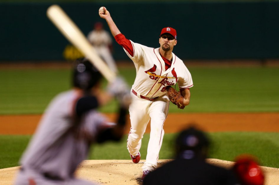 Adam Wainwright, lanzador de los Cardenales de San Luis. Foto: AFP
