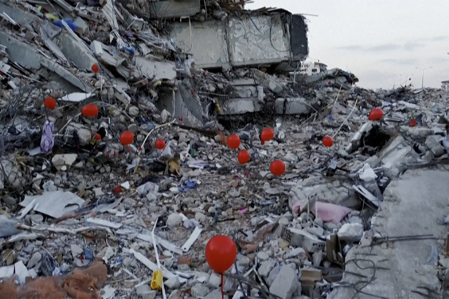 El homenaje de Turquía a los niños muertos en el terremoto