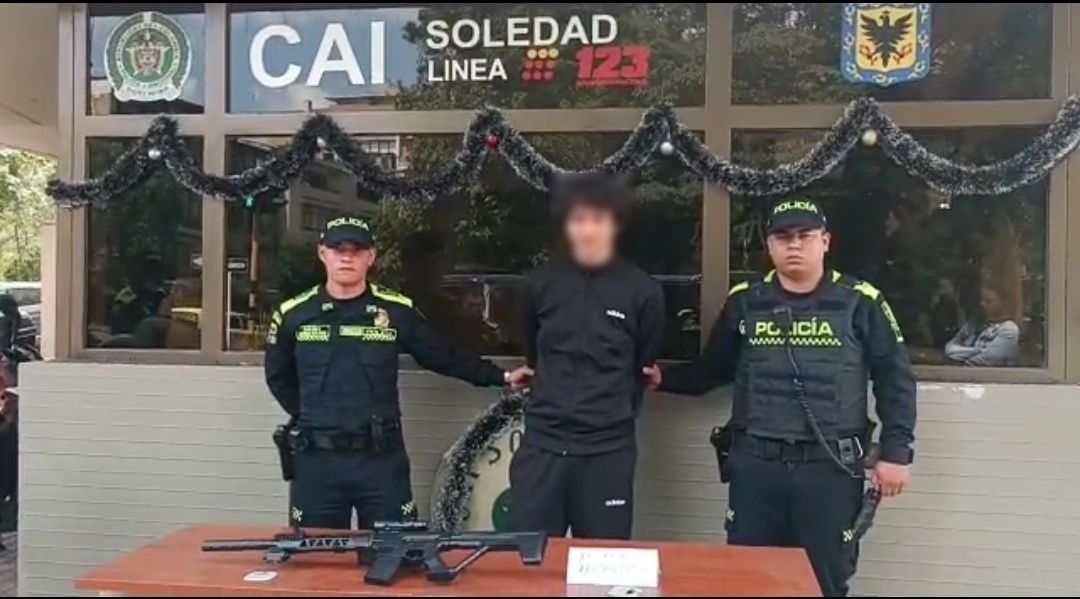 Hombre lesionó a una mujer y a varios animales con fusil de balines metálicos