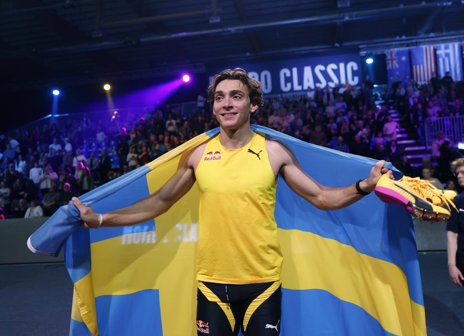 Nuevo récord mundial de Armand Duplantis: superó los 6,31 metros en salto con pértiga