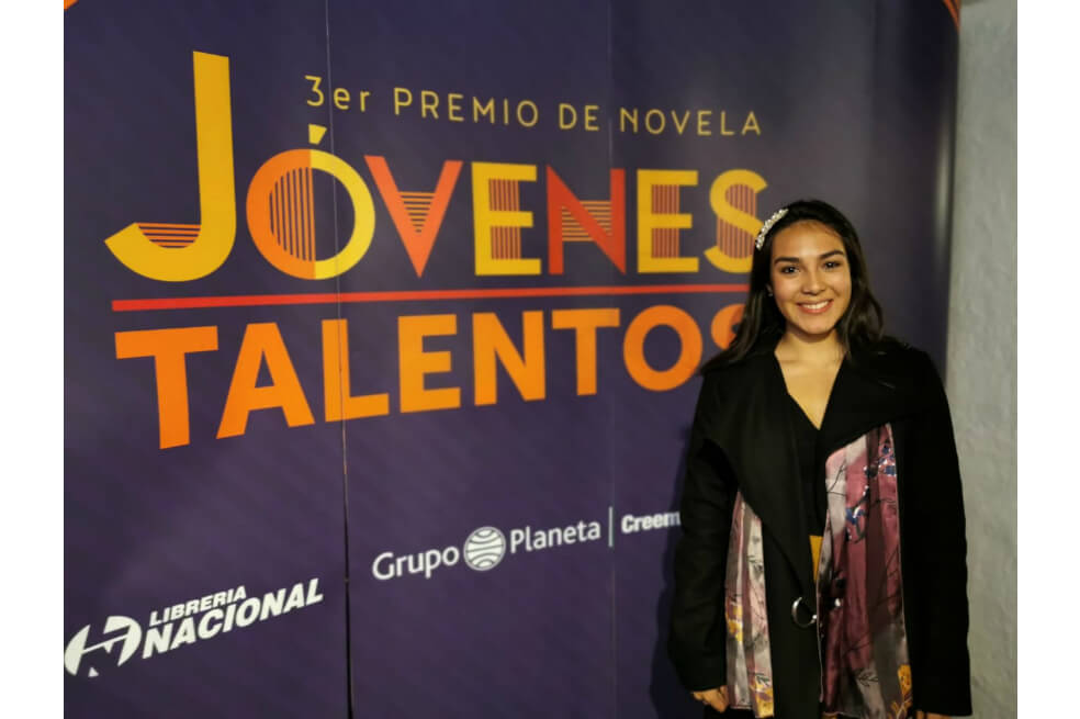 Paula Bálcazar, ganadora del 3er Premio de Novela Jóvenes Talentos 2019