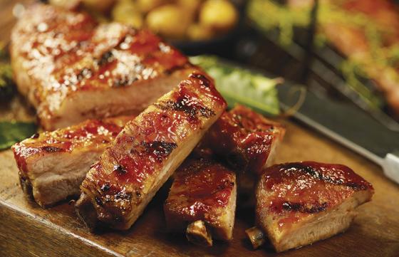 Costillas de cerdo BBQ