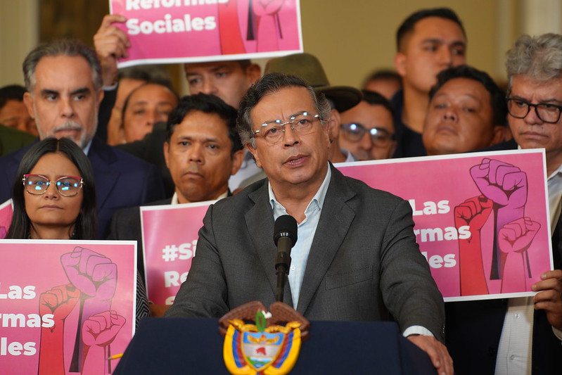 “Gobierno no dará marcha atrás en las reformas”: Petro instó al pueblo a salir a las calles