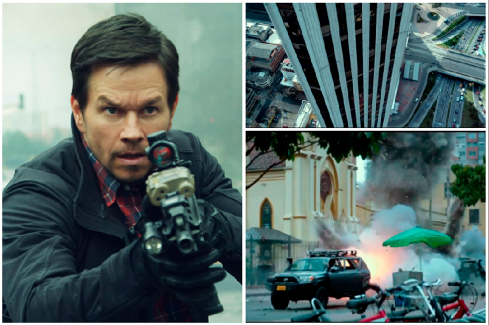 La Bogotá que muestra película de Mark Wahlberg