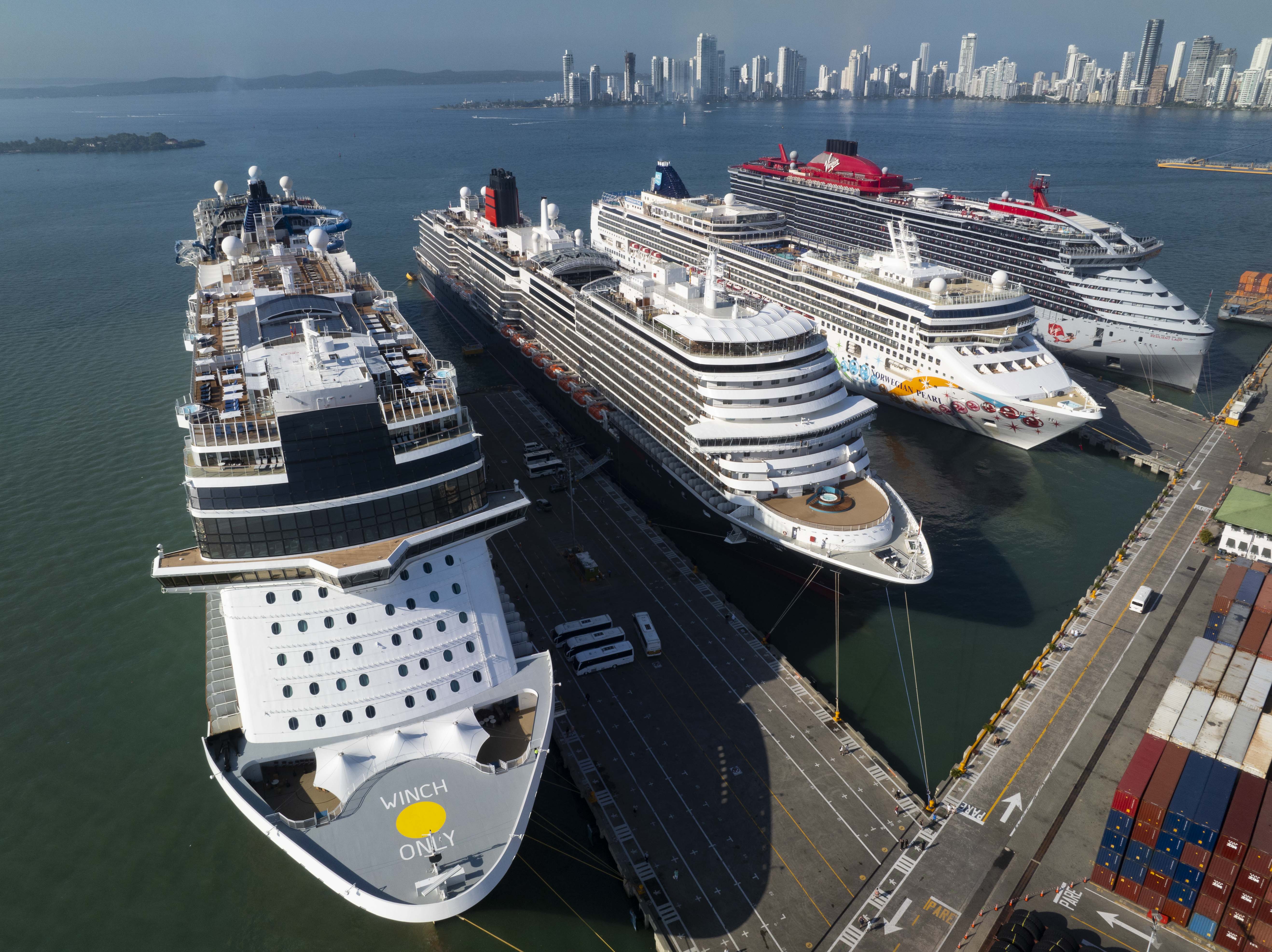 Cuatro cruceros llegan hoy a Cartagena con dos inaugurales y gran impacto económico
