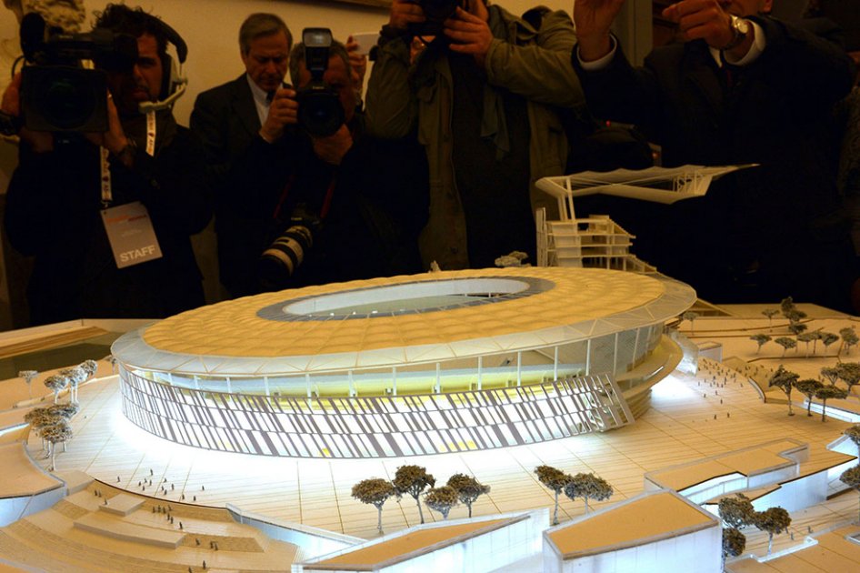 Nuevo estadio de la Roma tendrá un costo de 300 millones de euros