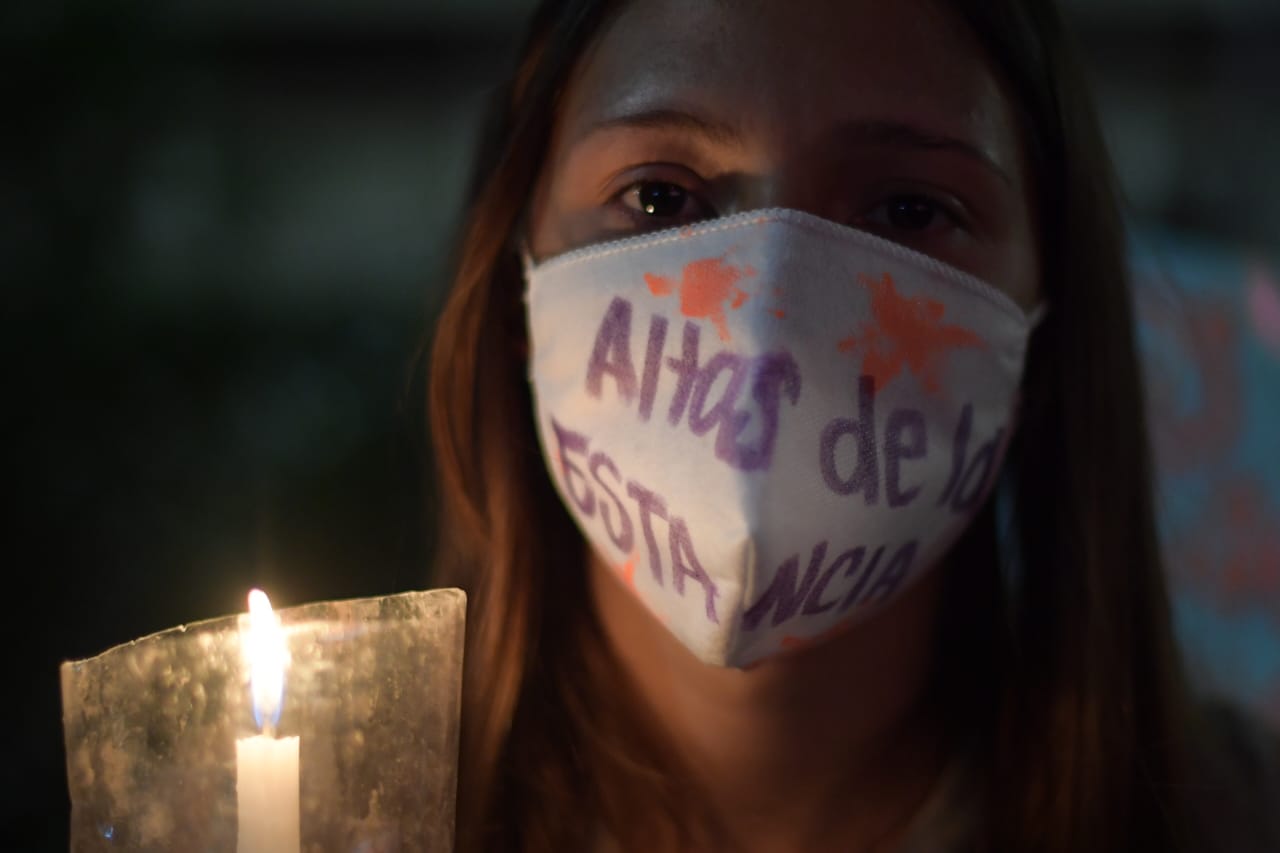 En la marcha también se escuchó el reclamo de habitantes del barrio Altos de la Estancia, de la localidad de Ciudad Bolívar, en donde se han realizado varios desalojos por parte del Distrito.