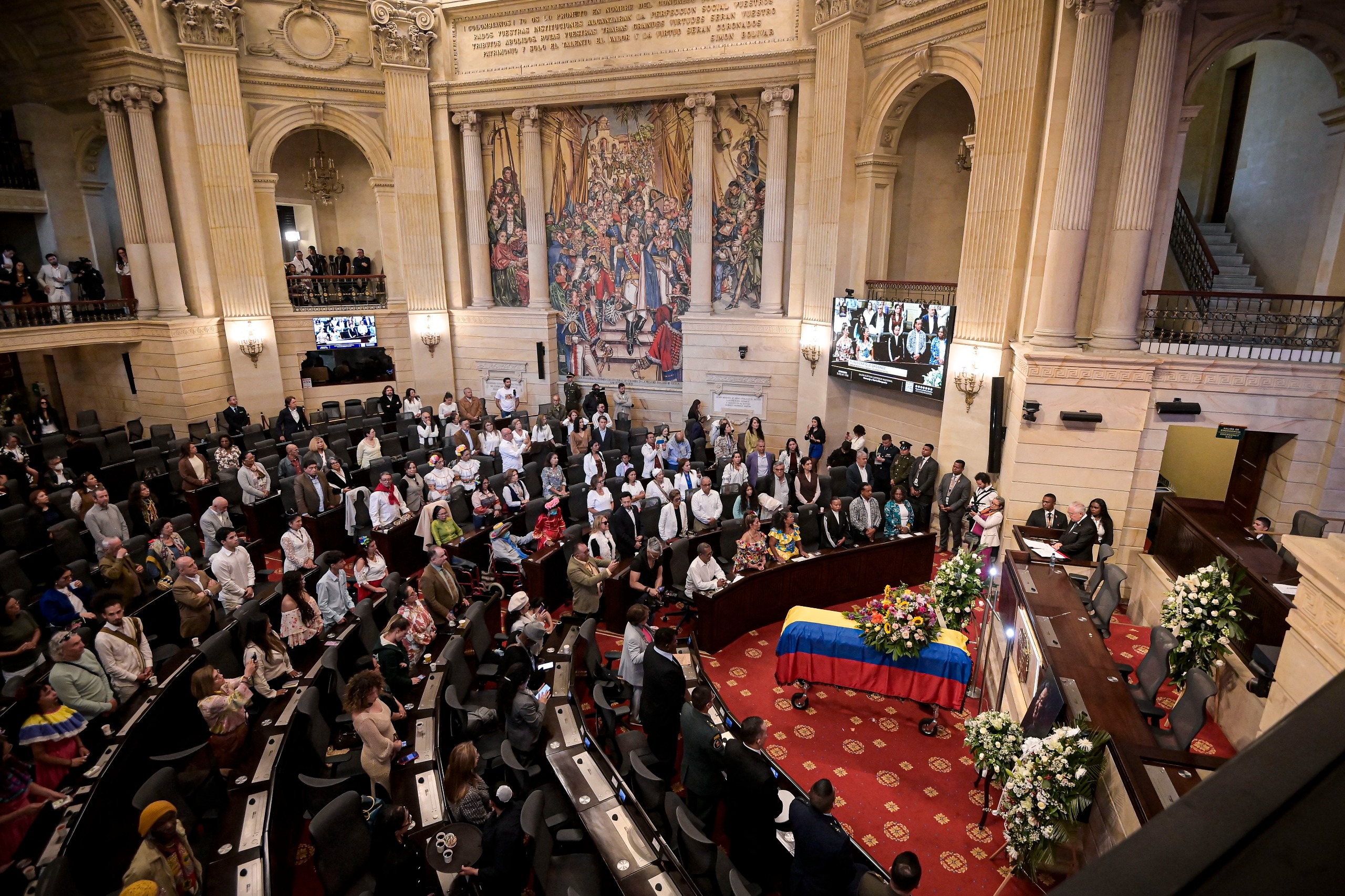 Entre tambores y nostalgia, así fue el homenaje a Totó La Momposina en el Capitolio Nacional
