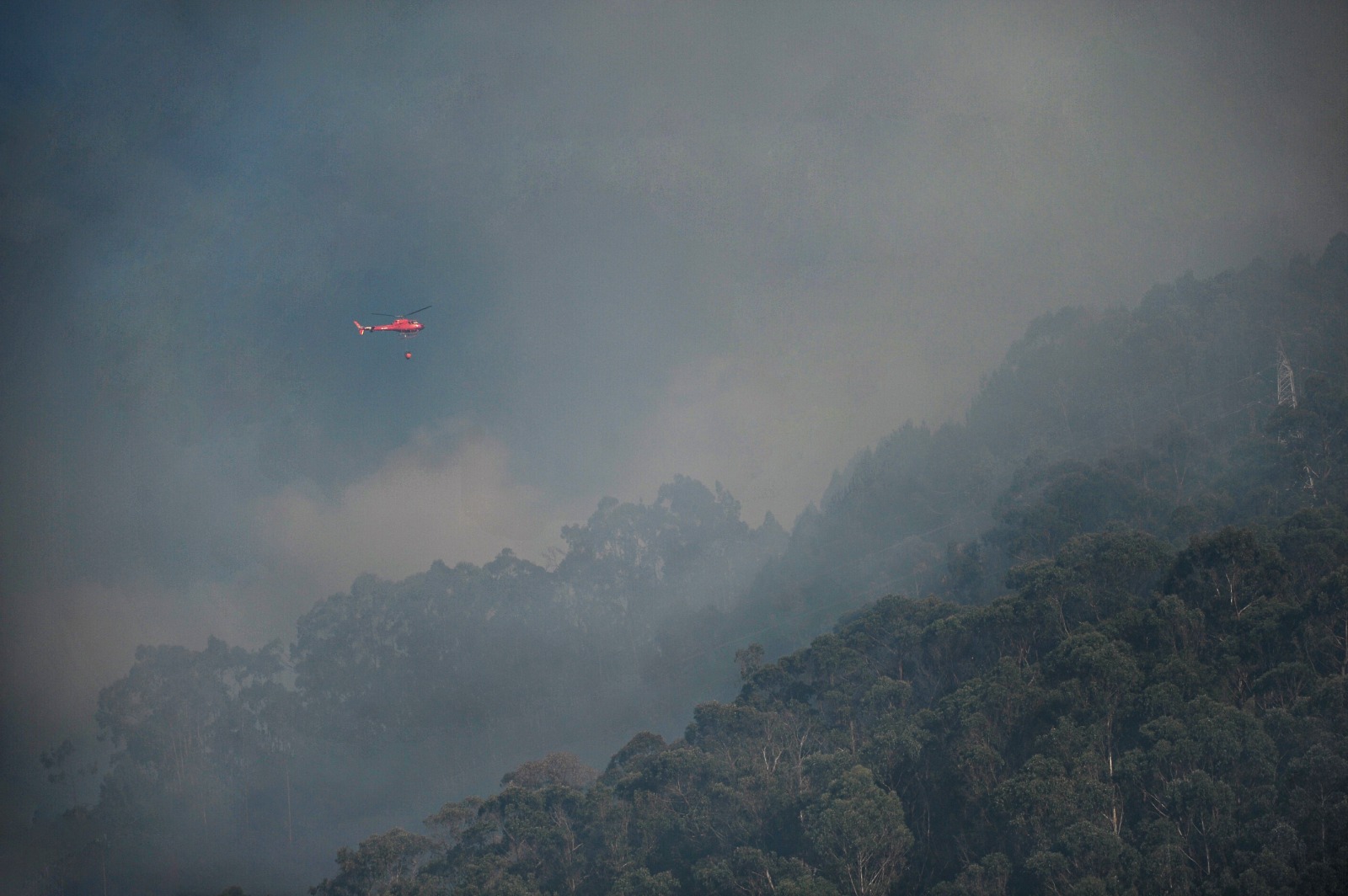 Esto deja un día de incendios en los Cerros Orientales de Bogotá y en Cundinamarca