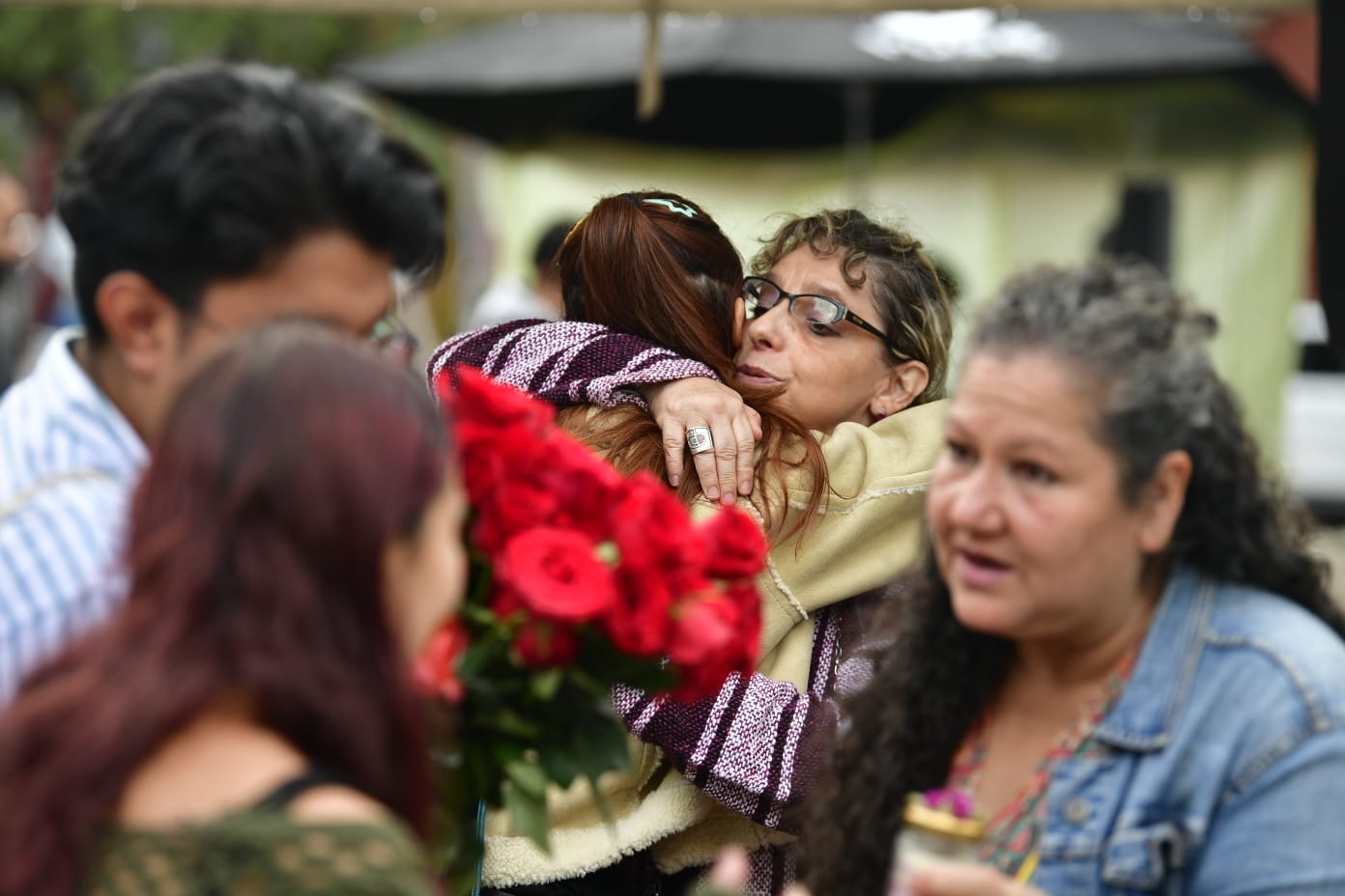 En el Jardín de la Siempreviva, en la carrera 1 con calle 19ª se realizó un homenaje a Sandra Catalina Vásquez, la niña de nueve años, que fue asesinada en una estación de Policía de Bogotá.