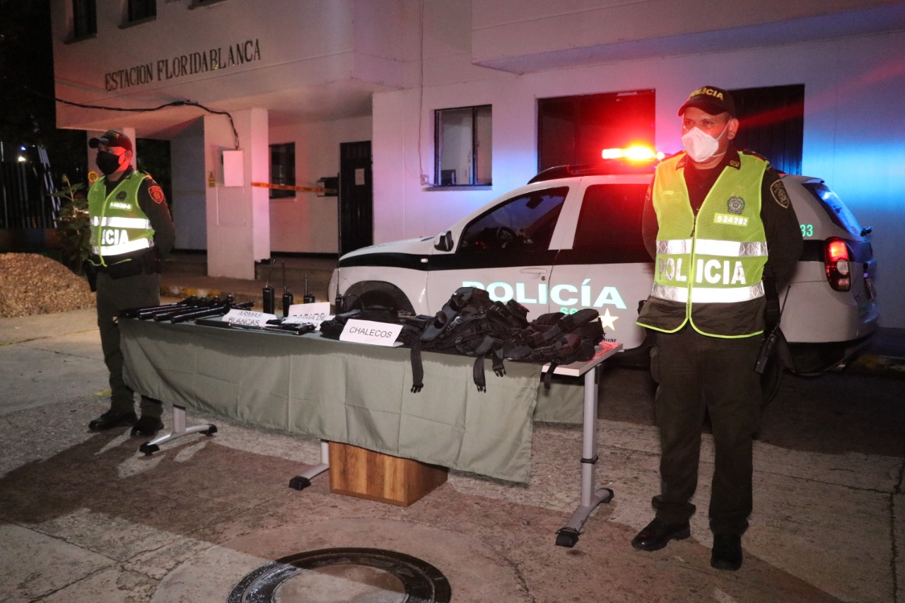 Capturados dos presuntos responsables de golpear a habitantes de calle en Floridablanca